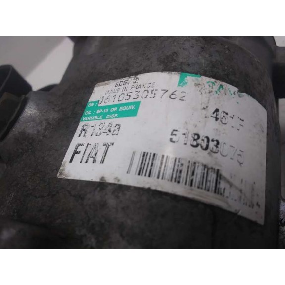 Recambio de compresor aire acondicionado para fiat linea (110) emotion referencia OEM IAM 51803075 71724084 71793961