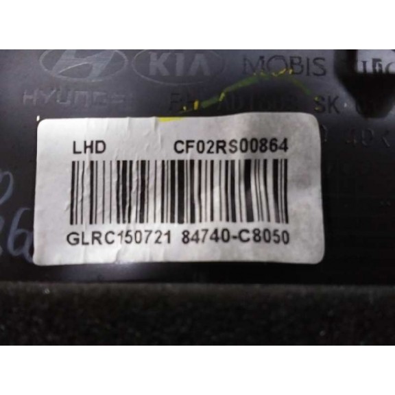 Recambio de aireador para hyundai i20 basis blue referencia OEM IAM 84740C8050  