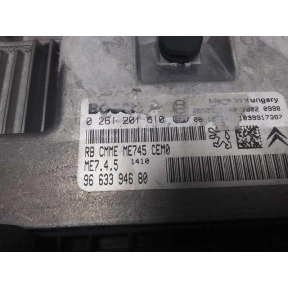 Recambio de centralita motor uce para peugeot 307 break/sw (s2) sw referencia OEM IAM 9663394680 0261201610 