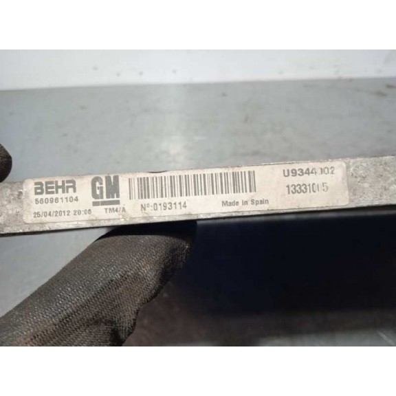 Recambio de condensador / radiador aire acondicionado para opel meriva b cosmo referencia OEM IAM 13331005 41 X 50 