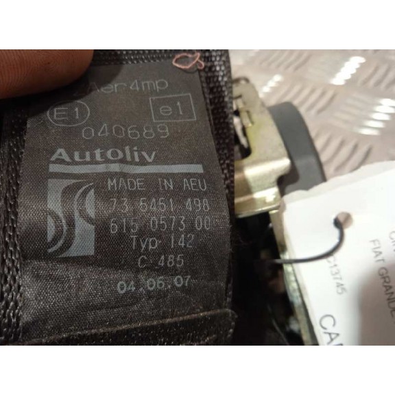 Recambio de cinturon seguridad delantero izquierdo para fiat grande punto (199) 1.4 16v turbo dynamic (88kw) referencia OEM IAM 