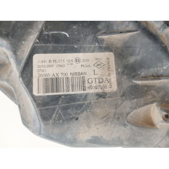 Recambio de faro izquierdo para nissan micra iii (k12) 1.2 16v referencia OEM IAM 26060AX700  