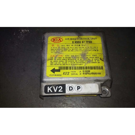 Recambio de centralita airbag para kia carnival td ls referencia OEM IAM 0K553677F0B  