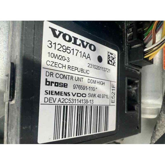 Recambio de elevalunas delantero izquierdo para volvo c30 1.6 d referencia OEM IAM 31295171AA  ELECTRICO