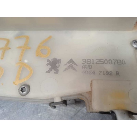 Recambio de cerradura puerta delantera derecha para peugeot 208 1.6 blue-hdi fap referencia OEM IAM 9812500780 40647192R 5 PINS