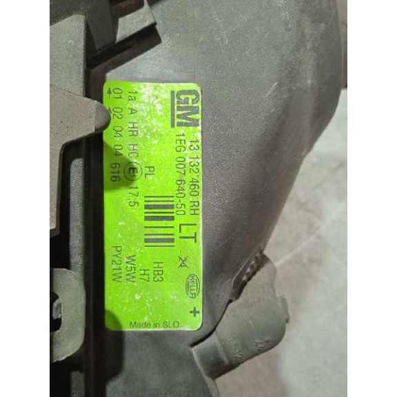 Recambio de faro derecho para opel astra g berlina club referencia OEM IAM 13132460 BIFARO 