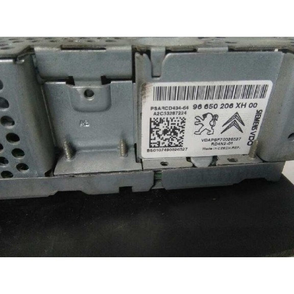 Recambio de sistema audio / radio cd para peugeot 308 sport referencia OEM IAM 96650206XH MP3 