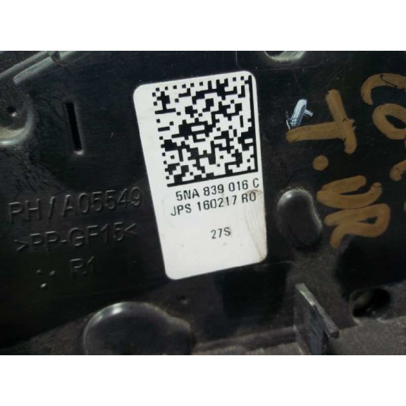 Recambio de cerradura puerta trasera derecha para volkswagen tiguan advance bmt referencia OEM IAM 5NA839016C  7 PIN