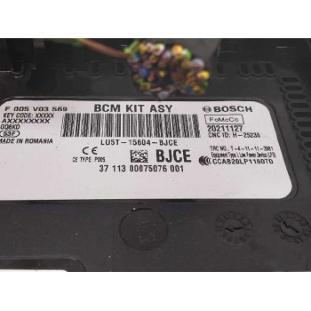 Recambio de centralita bsi para ford focus st-line referencia OEM IAM LU5T15604BJCE  