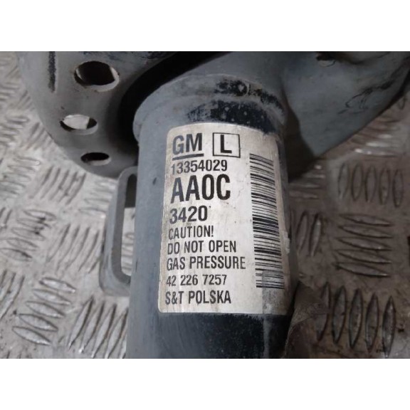 Recambio de amortiguador delantero izquierdo para opel astra j lim. cosmo referencia OEM IAM 13354029  
