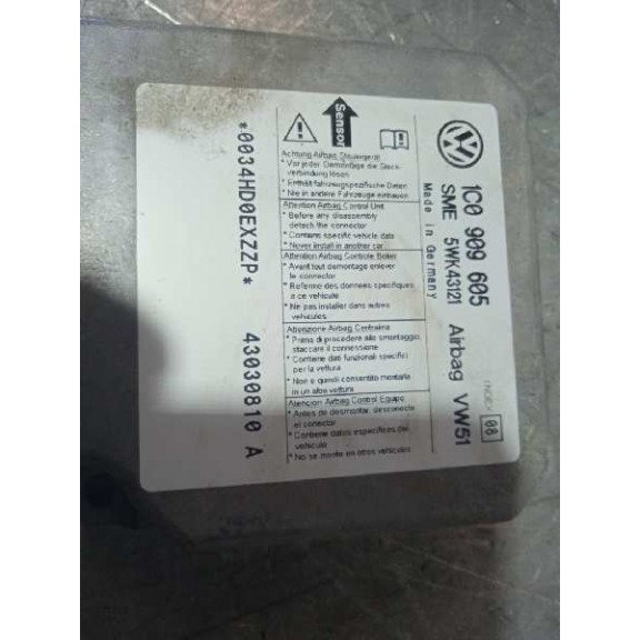 Recambio de centralita airbag para ford galaxy (vy) ambiente referencia OEM IAM 1C0909605  