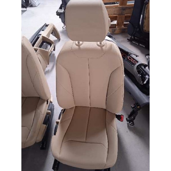 Recambio de juego asientos completo para bmw serie 3 lim. (f30) 320i referencia OEM IAM  CUERO BEIGE 