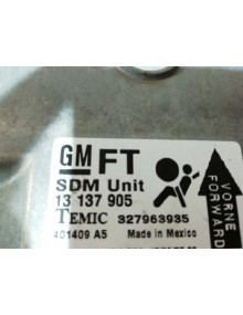 Recambio de centralita airbag para opel astra gtc 1.6 16v referencia OEM IAM 13137905   2