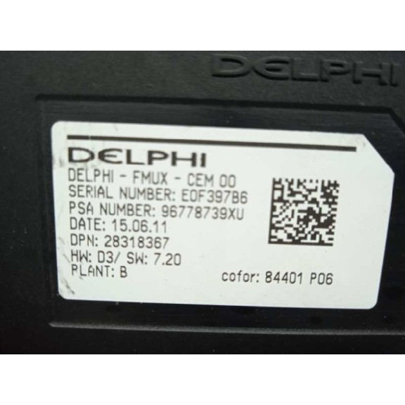 Recambio de mando climatizador para citroën c4 picasso intensive referencia OEM IAM 96778739XU MULTIFUNCION 96778739XU