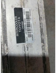 Recambio de intercooler para toyota auris active referencia OEM IAM JD1271005350   2