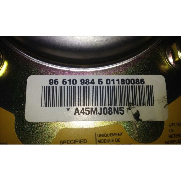 Recambio de airbag delantero izquierdo para chevrolet matiz 0.8 cat referencia OEM IAM 96610984  
