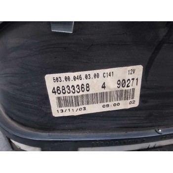 Recambio de cuadro instrumentos para fiat punto berlina (188) 1.2 8v active referencia OEM IAM 46833368  