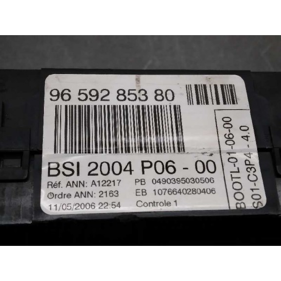 Recambio de centralita bsm para peugeot 207 x-line referencia OEM IAM 9659285380  