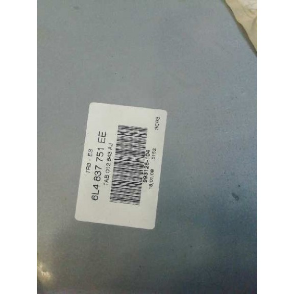 Recambio de elevalunas delantero izquierdo para seat ibiza (6l1) cool referencia OEM IAM 6L4837751EE 5P SIN MOTOR