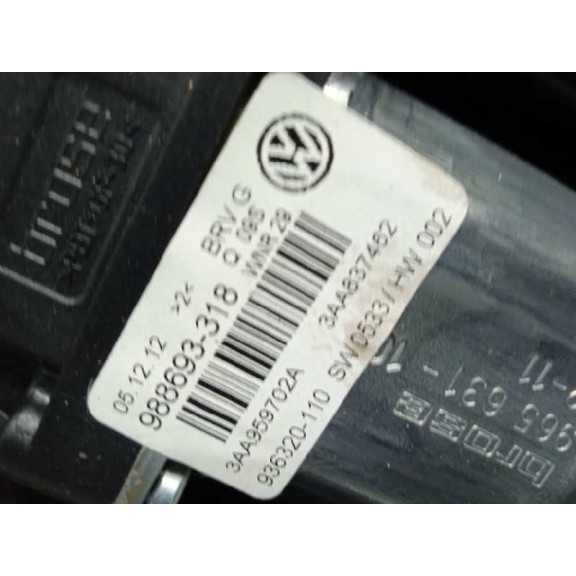 Recambio de elevalunas delantero derecho para volkswagen passat lim. (362) advance bluemotion referencia OEM IAM 3AA837462 3AA95
