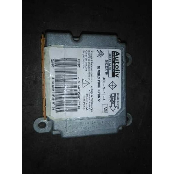 Recambio de centralita airbag para citroën xsara break 1.6i 16v sx referencia OEM IAM 9642927780  