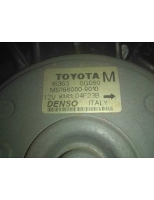 Recambio de electroventilador para toyota avensis berlina (t25) 2.0 d4-d executive berlina (5-ptas.) referencia OEM IAM 163630G0 2