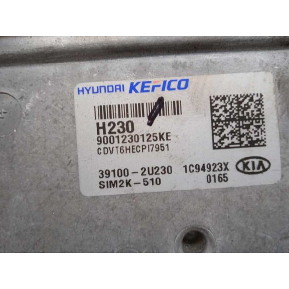 Recambio de centralita motor uce para kia xceed tech referencia OEM IAM 391012U230 9001230125KE 