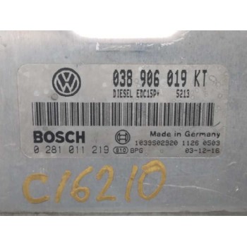 Recambio de centralita motor uce para seat cordoba berlina (6l2) stella referencia OEM IAM 038906019KT 0281011219 