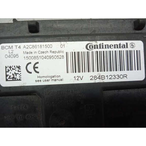 Recambio de modulo confort para dacia lodgy ambiance referencia OEM IAM 284B12330R A2C86181500 