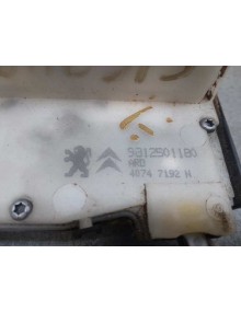 Recambio de cerradura puerta trasera derecha para peugeot 208 referencia OEM IAM 9812501180 5 PINES  2