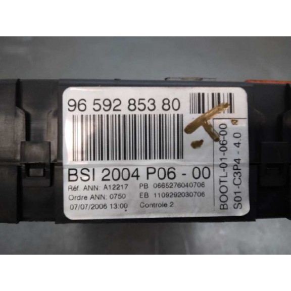 Recambio de centralita bsi para peugeot 207 x-line referencia OEM IAM 9659285380  