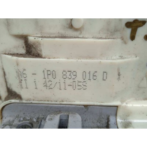 Recambio de cerradura puerta trasera derecha para seat leon (1p1) fr referencia OEM IAM 1P0839016D  6 PINS