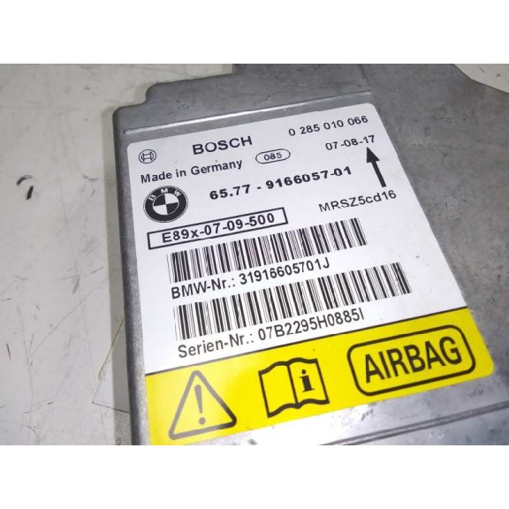 Recambio de centralita airbag para bmw serie 3 berlina (e90) 318d referencia OEM IAM 916605701 0285010066 
