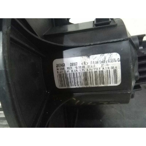 Recambio de motor calefaccion para opel zafira b enjoy plus referencia OEM IAM 13214734  BEHR D8087
