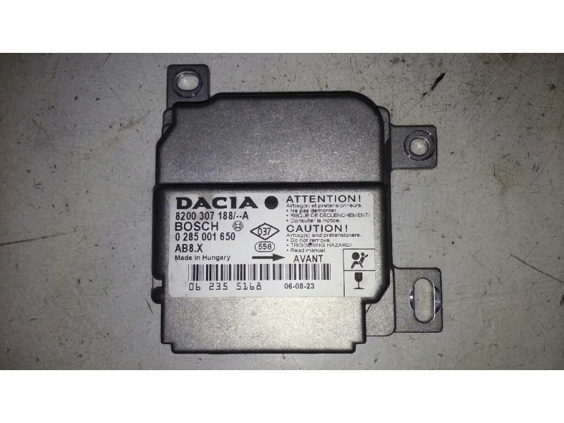 Recambio de centralita airbag para dacia logan ambiance referencia OEM IAM 8200307188 8200307188 