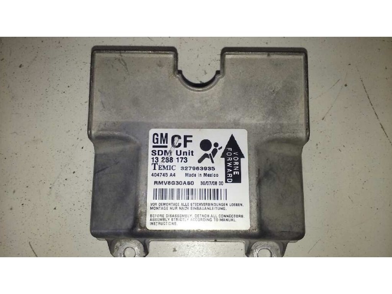 Recambio de centralita airbag para opel zafira b 1.7 16v cdti referencia OEM IAM 13288173 13288173 