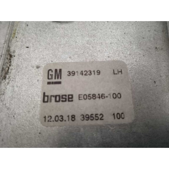 Recambio de elevalunas trasero izquierdo para opel astra k lim. 5türig 1.4 16v sidi turbo referencia OEM IAM 39142319 ELECTRICO 