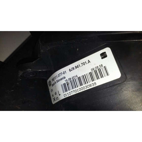 Recambio de faro antiniebla izquierdo para seat toledo (kg3) reference referencia OEM IAM 1NE01107701  