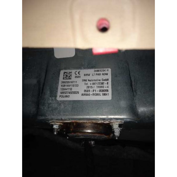 Recambio de kit airbag para bmw serie 3 lim. (f30) 320i referencia OEM IAM 72758412 NEGRO BEIGE 