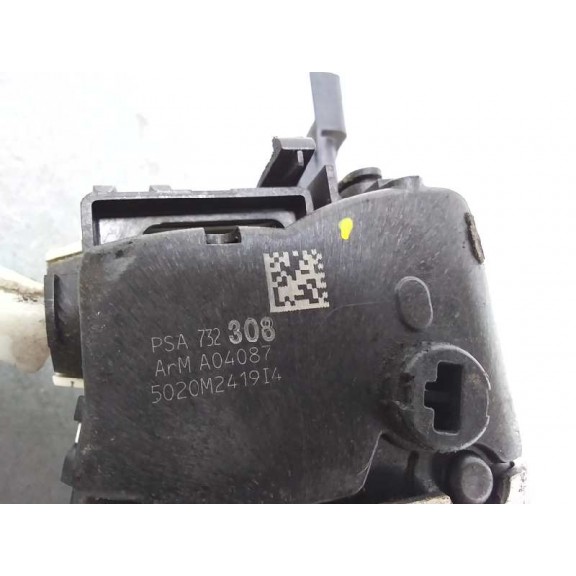 Recambio de cerradura puerta delantera derecha para citroën c3 sx referencia OEM IAM PSA732308 9673230880 6 PINS