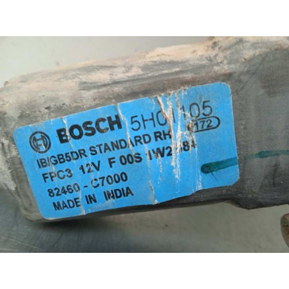 Recambio de elevalunas delantero derecho para hyundai i20 basis blue referencia OEM IAM 82460C7000 82402C7010 2 CABLES