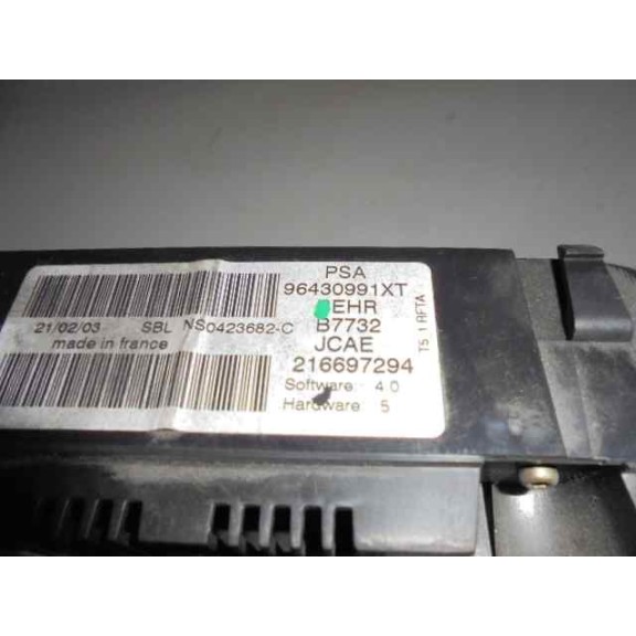 Recambio de mando climatizador para peugeot 307 (s1) xs referencia OEM IAM 96430991XT  