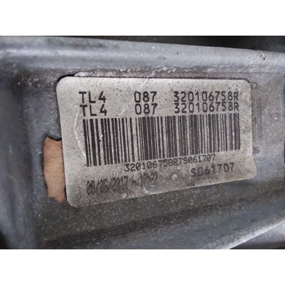 Recambio de caja cambios para renault megane iv berlina 5p intens referencia OEM IAM TL4087 ENTREGA CASCO 6V 81.440KM