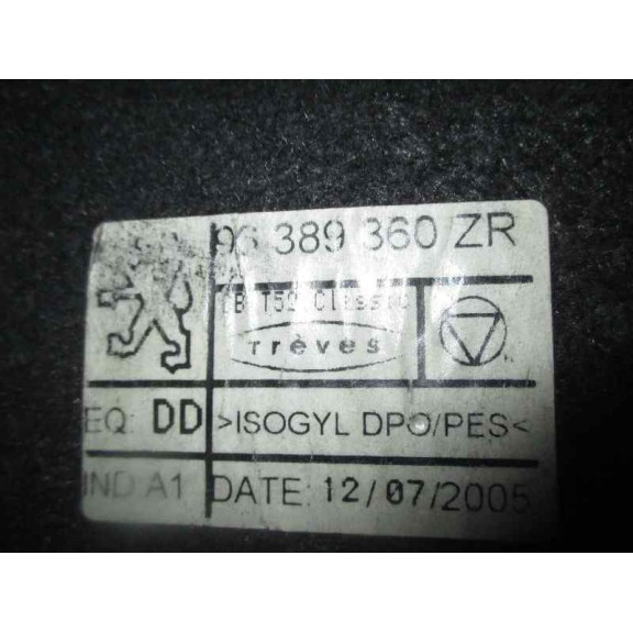 Recambio de bandeja trasera para peugeot 307 break / sw (s1) referencia OEM IAM 96389360ZR  