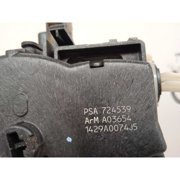Recambio de cerradura puerta trasera izquierda para peugeot 3008 confort referencia OEM IAM 724539 9800623780 6 PINS