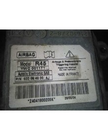 Recambio de centralita airbag para mg serie 45 (t/rt) classic referencia OEM IAM    2