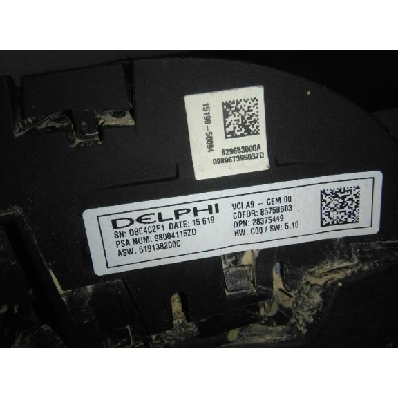 Recambio de volante para peugeot 208 active referencia OEM IAM 6191373  CON MANDOS