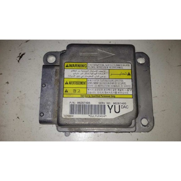 Recambio de centralita airbag para daewoo tacuma sx referencia OEM IAM 96287495  