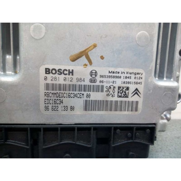 Recambio de centralita motor uce para peugeot 407 st sport referencia OEM IAM 9662213380 0281012984 