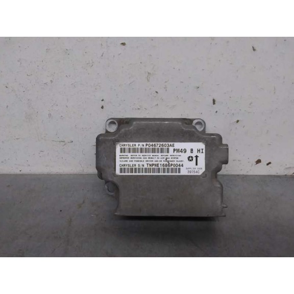 Recambio de centralita airbag para dodge caliber 2.0 16v crd cat referencia OEM IAM 04672603AE P04672603AE 